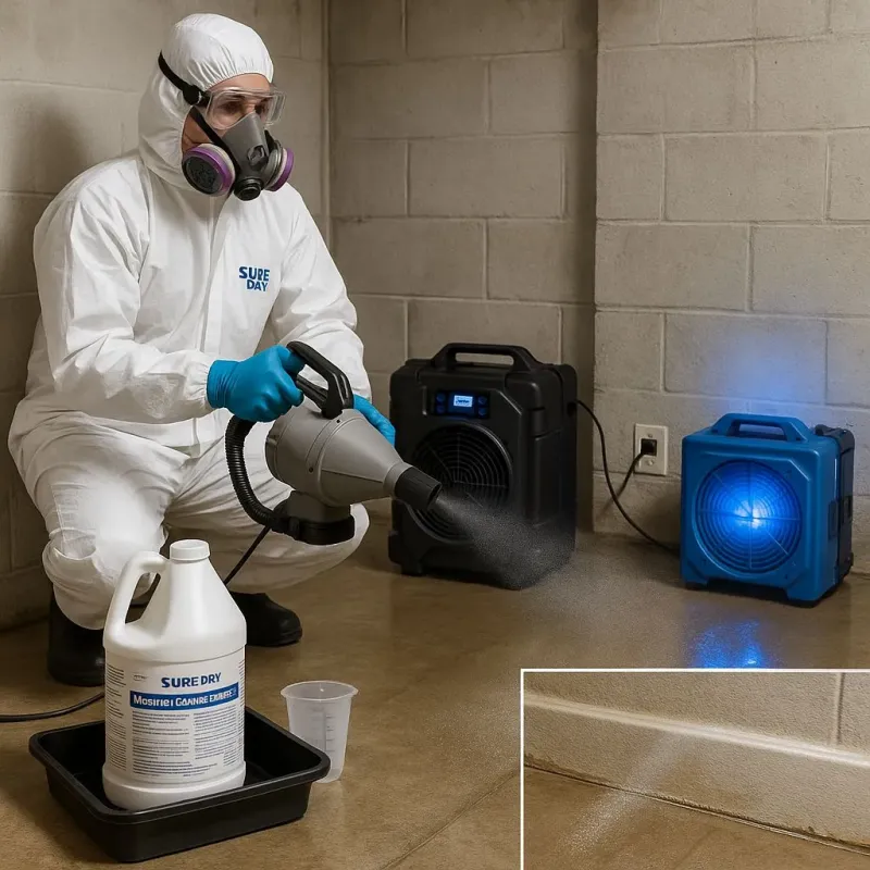 Sanitization and Odor Removal process in South Amboy, NJ